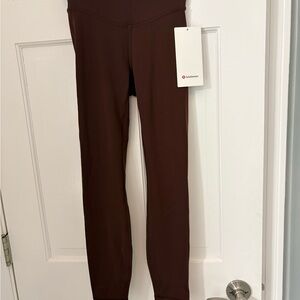 lululemon wunder under smooth cover HR. Tight 25” Brown Leggings